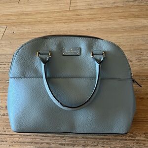 Kate Spade Gray Leather Satchel